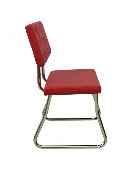 Panca 110 cm Rosso Vino in Similpelle