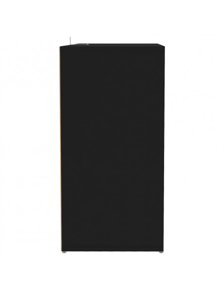 Scarpiera Nera 60x35x70 cm in Truciolato