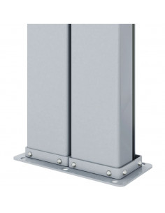 Tenda da Sole Laterale Retrattile Nera 220x1200 cm