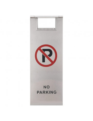 Segnale di Parcheggio Pieghevole in Acciaio Inox