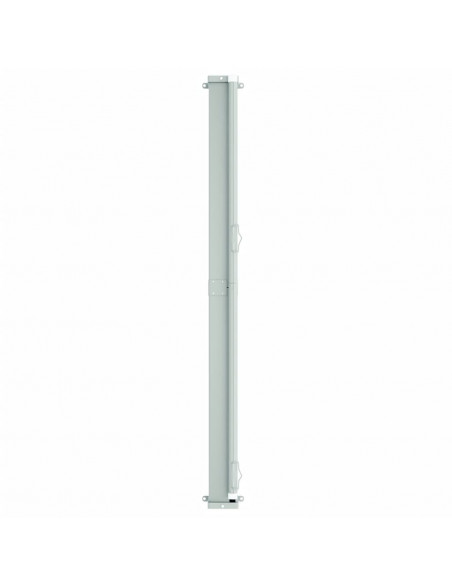 Tenda da Sole Laterale Retrattile per Patio 200x600 cm Grigia