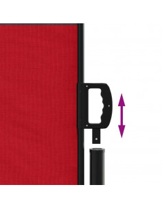 Tenda da Sole Laterale Retrattile Rossa 140x600 cm