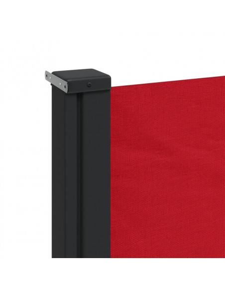 Tenda da Sole Laterale Retrattile Rossa 160x500 cm