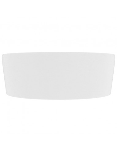 Lavandino con Troppopieno Bianco Opaco 36x13 cm in Ceramica