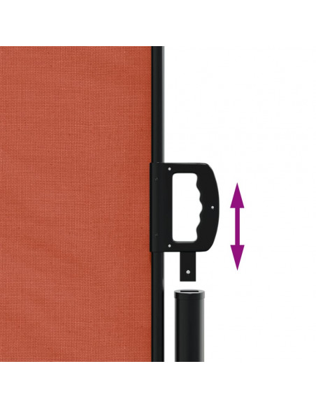 Tenda da Sole Laterale Retrattile Terracotta 100x500 cm