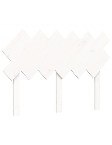 Giroletto con Testiera Bianco Small Double Legno Massello