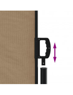 Tenda da Sole Laterale Retrattile Tortora 180x300 cm