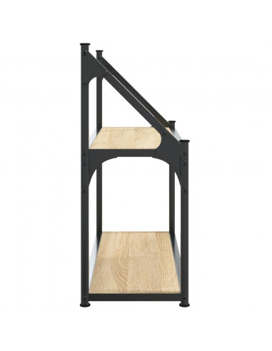 Scaffale Parete 2 Ripiani Rovere Sonoma 60x21x51 cm Multistrato