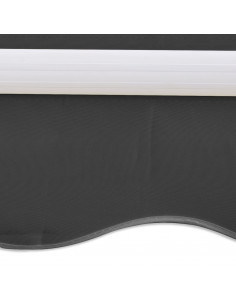 Tenda da Sole Pieghevole Manuale 300 cm Antracite