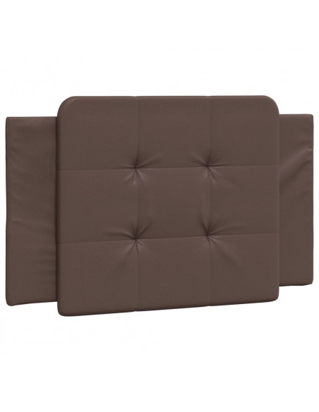 GiroLetto con Materasso Marrone 90x200 cm in Similpelle