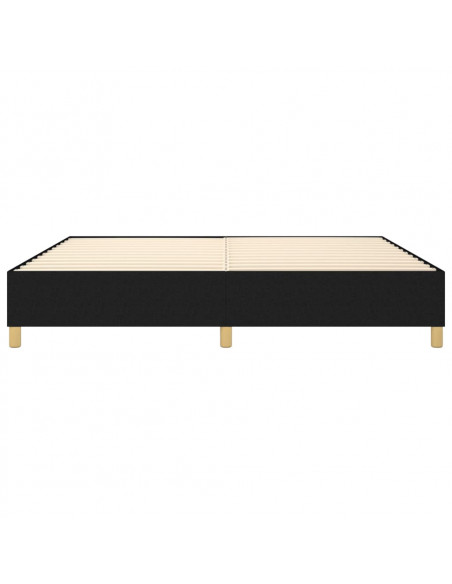 Giroletto a Molle Nero 200x200 cm in Tessuto