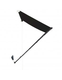 Tenda da Sole Retrattile con LED 300x150 cm Antracite