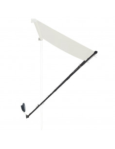 Tenda da Sole Retrattile con LED 300x150 cm Crema