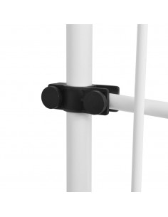 Tenda da Sole Retrattile Manuale 200cm Strisce Arancione Bianco