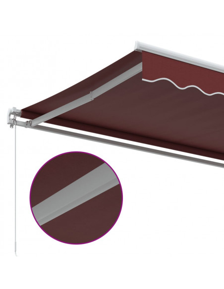 Tenda da Sole Retrattile Manuale Bordò 300x250 cm