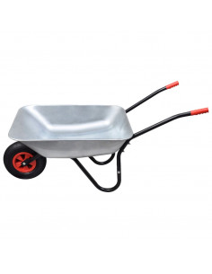 Carriola per giardinaggio con una ruota 80 L 2