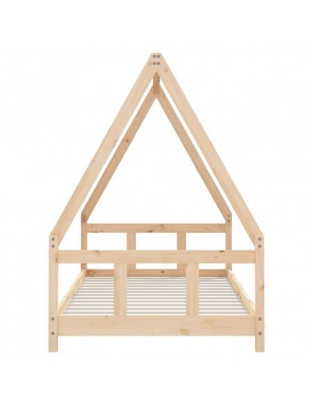 Giroletto per Bambini 90x190 cm in Legno Massello di Pino