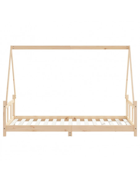 Giroletto per Bambini 90x190 cm in Legno Massello di Pino