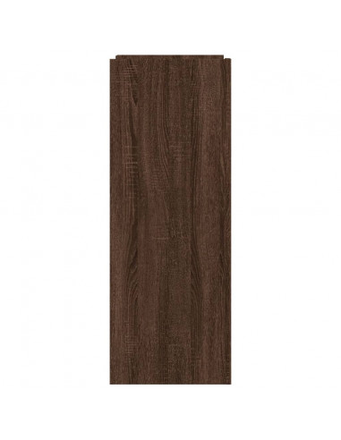 Scarpiera Rovere Marrone 52x37,5x100 cm in Legno Multistrato