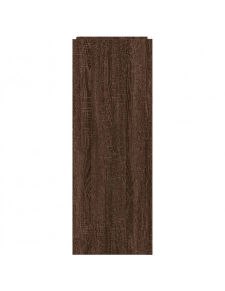 Scarpiera Rovere Marrone 52x37,5x100 cm in Legno Multistrato