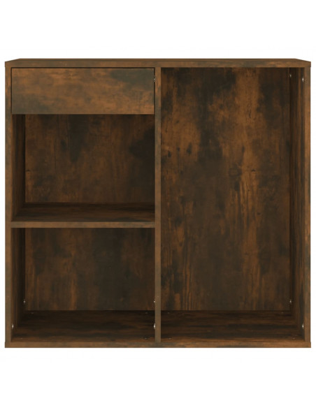 Armadietto Cosmetici Rovere Fumo 80x40x75cm Legno Multistrato