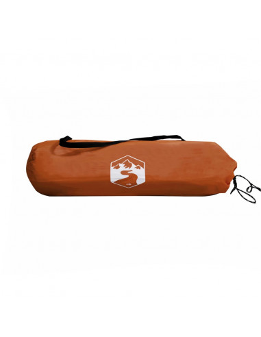 Tenda dCampeggio Tipi 1 Persona Grigio e Arancione Impermeabile