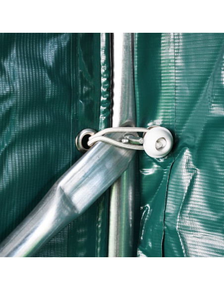 Tenda Garage in PVC 2,4x2,4 m Verde