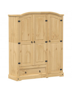 Armadio Corona 151,5x52x186 cm in Legno Massello di Pino 2