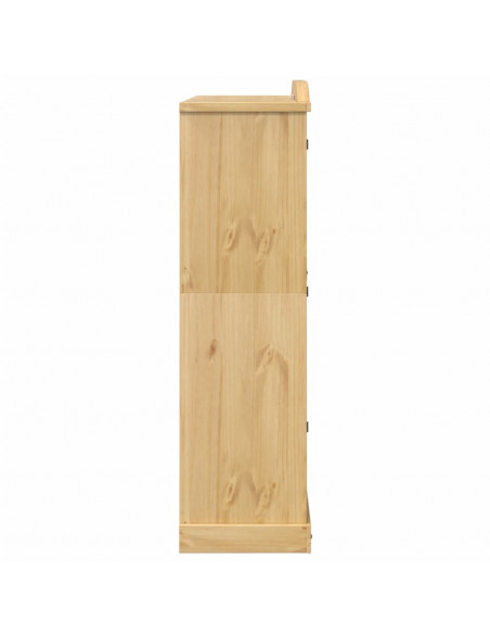 Armadio Corona 151,5x52x186 cm in Legno Massello di Pino
