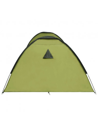 Tenda Igloo da Campeggio 650x240x190 cm per 8 Persone Verde