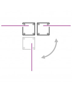 Tenda Laterale Retrattile Antracite 140x1000 cm