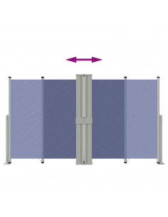 Tenda Laterale Retrattile Blu 140x1200 cm