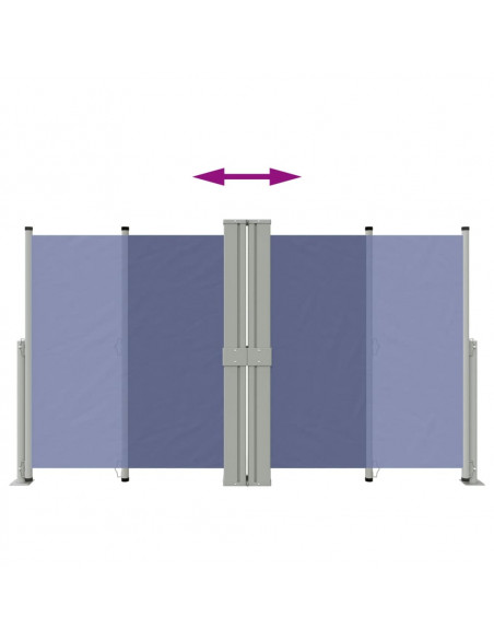 Tenda Laterale Retrattile Blu 140x1200 cm
