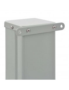 Tenda Laterale Retrattile per Patio 100x300 cm Rossa