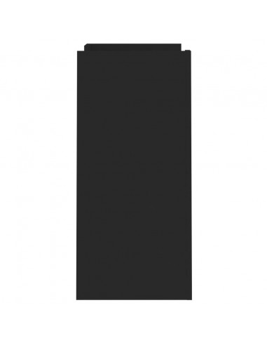 Credenza Nera 73,5x35x75 cm in Legno Multistrato