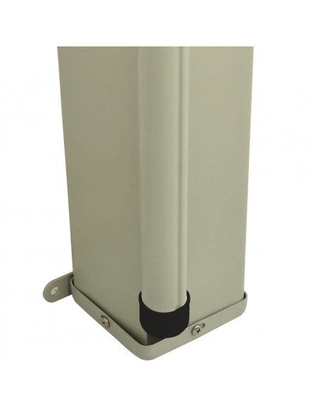 Tenda Laterale Retrattile per Patio 140x300 cm Nera