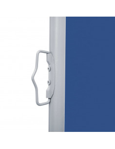 Tenda Laterale Retrattile per Patio 170x1200 cm Blu