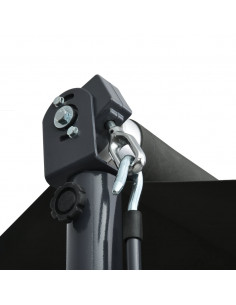 Tenda Parasole con Piedistallo 300x300 cm Antracite