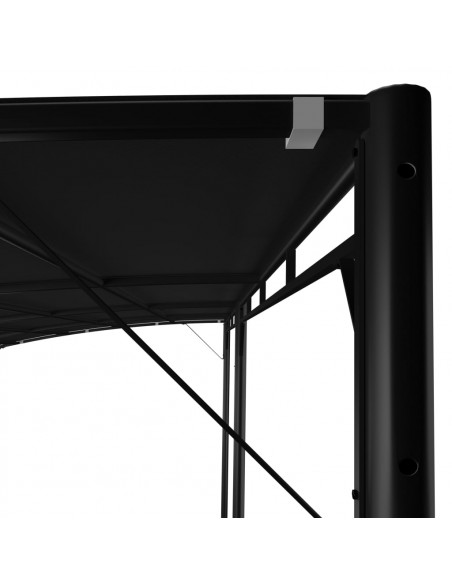 Tenda Parasole da Giardino 6x3x2,55 m Antracite