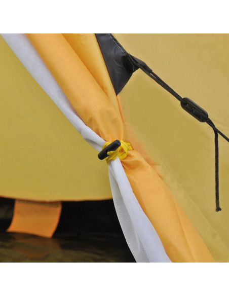 Tenda per 4 Persone Gialla