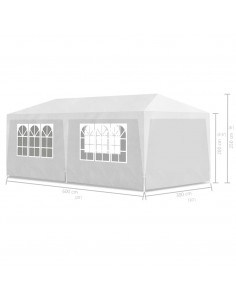 Tenda per Feste 3x6 m Bianca