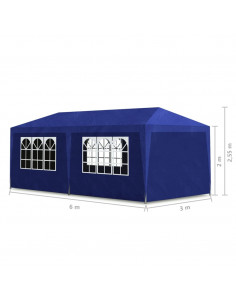 Tenda per Feste 3x6 m Blu