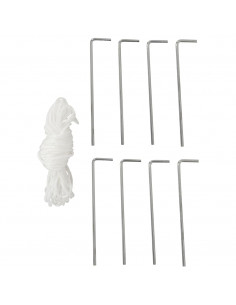 Tenda per Feste con 4 Pareti in Rete 4x3 m