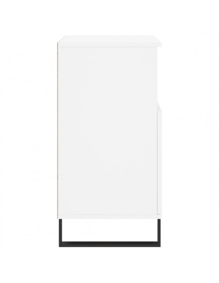 Credenze 3 pz Bianco in Legno Multistrato