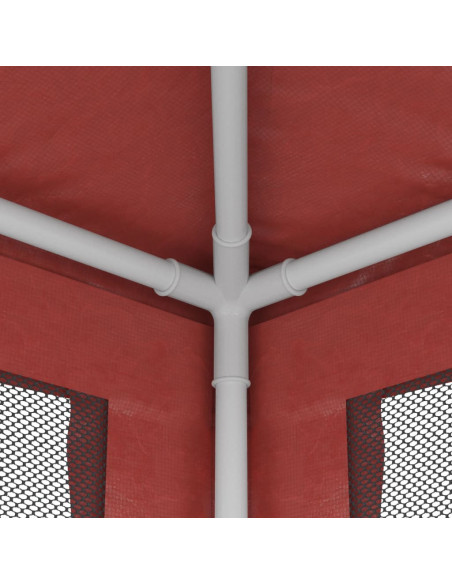 Tenda per Feste con Pareti Laterali in Rete 2x2 m HDPE