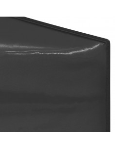 Tenda per Feste Pieghevole Antracite 3x6 m