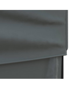 Tenda per Feste Pieghevole con Pareti Laterali Antracite 2x2 m