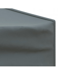 Tenda per Feste Pieghevole con Pareti Laterali Antracite 3x6 m