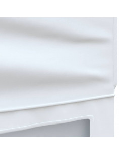 Tenda per Feste Pieghevole con Pareti Laterali Bianco 2x2 m