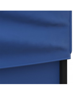 Tenda per Feste Pieghevole con Pareti Laterali Blu 2x2 m